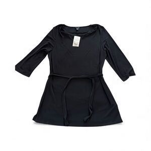 East 5th Brand Stylish Women’s Black Tunic with Waist Tie